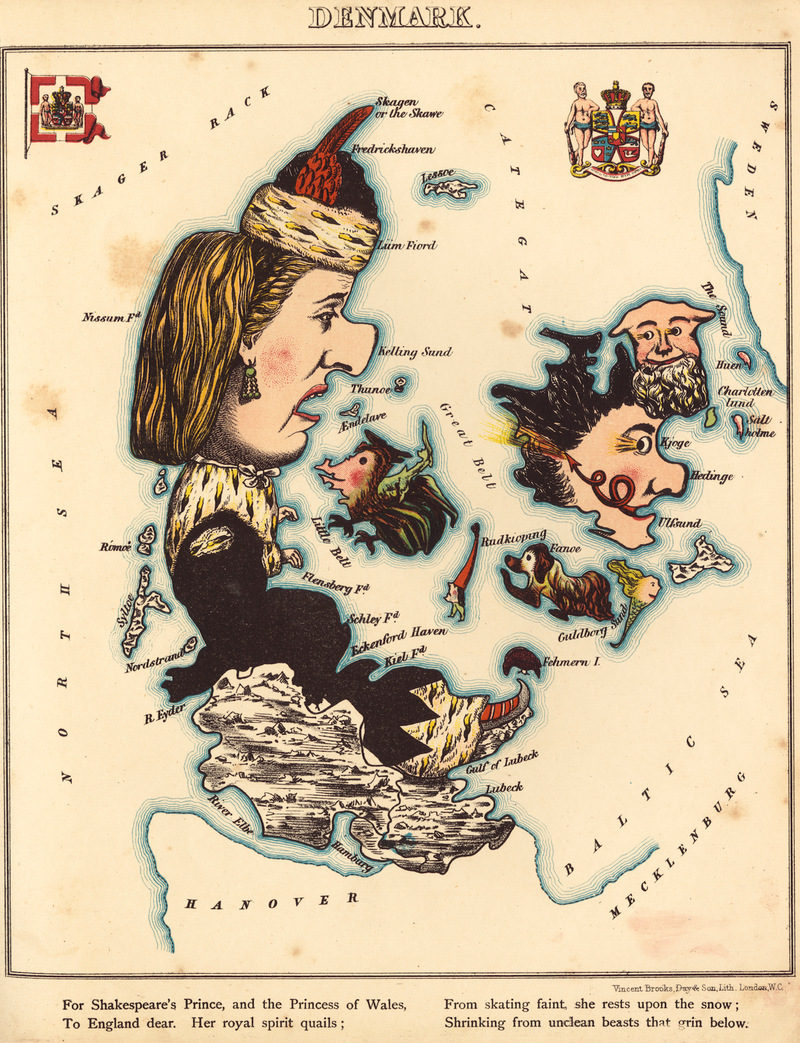 Illustration for article titled These Rarely Seen Maps Turn Earth Into A Land From A Fantasy Novel
